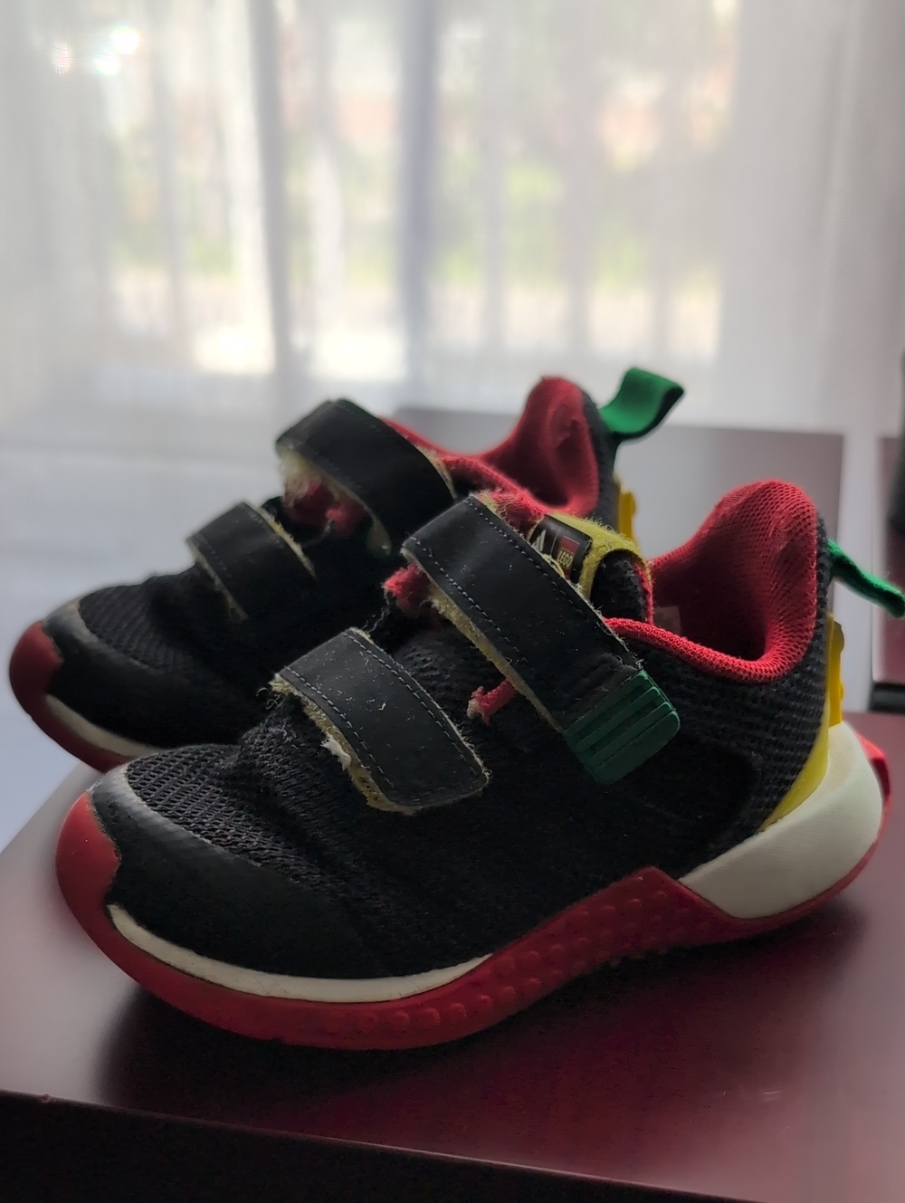 Lego Black, Red and Green Kids Velcro Sneakers